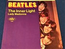 THE BEATLES Lady Madonna / The Inner Light 45 w/PS + Fan Club INSERT nm-