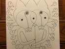 jeff mangum original 11X17.25 drawing neutral milk hotel oliva tremor elephant 6