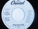 Modern Soul 45 BEAU WILLIAMS All Because Of You CAPITOL VG+ promo HEAR
