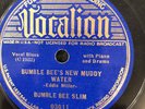 Vocalion 03611 Bumble Bee Slim NEW MUDDY WATER 78rpm 1937 E Blues
