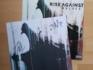 RISE AGAINST - Wolves CLEAR LP + SIGNED Litograph (Billy Talent Anti-Flag NOFX)