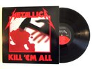 METALLICA KILL 'EM ALL LP RARE 1988 U.S. ELEKTRA 60766 REPRESS + BONUS TRACKS