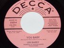 Len Barry You Baby / Would I Love You Promo 1966 Decca 32054 Soul