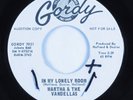 Northern Soul 45 MARTHA & VANDELLAS In My Lonely Room GORDY HEAR VG++ promo
