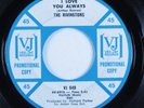 Northern Soul 45 RIVINGTONS I Love You Always VEE-JAY HEAR promo