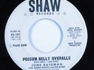 R&B Soul Mod 45 JUNE BATEMAN Possum Belly Overalls SHAW promo HEAR