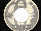 AUTHENTIKS UNLIMITED 45RPM '76 HEAVEN ONLY KNOWS/I WANT TO BE CLOSE RARE SOUL