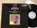 SVJATOSLAV RICHTER piano BEETHOVEN RACHMANINOV 1960s white EURODISC 2LP MINT