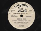 FRANKIE YANKOVIC - CHRISTMAS POLKA - 78 RPM Columbia 12420-F- WHITE LABEL PROMO