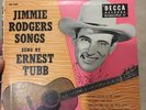 1950's COUNTRY EP Ernest Tubb Jimmie Rodgers Songs Decca ED 588 Double Mint-