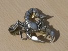 the Scorpions vintage Pin Badge Poker / Alchemy 1980s heavy metal hardrock