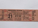 ELVIS PRESLEY-ORIGINAL CONCERT TICKET-SUPER SELECTION LISTED