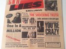 Guns N Roses G N' R Lies LP Vinyl Orig 1988 1st Press Uncensored Cover EX