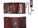 OFFICIAL LICENSED - SLIPKNOT - SCRATCHED GROUP CHAIN WALLET - METAL COREY IMPORT