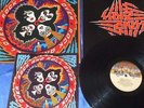 KISS LP Rock And Roll Over, STICKER, U.S.A. 2nd press, Filmworks label, STERLING
