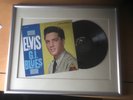 Autographed Framed ELVIS PRESLEY-  LIVING STEREO COPY OF GI BLUES