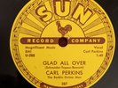 Carl Perkins Glad All Over b/w Lend Me Your Comb Original Sun 78 RPM