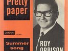 Rare   ROY ORBISON Scandanavian 45 single: Pretty paper/Summersong