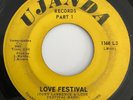 JAMES RIVERS Love Festival UJANDA 45 RARE R&B NORTHERN SOUL