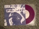 SEX PISTOLS-Pretty Vacant-NEW ZEALAND (repo)-PURPLE VINYL-NMNM