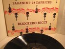 SXL 2194 Paganini 24 Caprices Ruggiero Ricci 1960 UK Decca Stereo N/B p-g