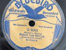 Bluebird 7090 Robert Lee McCoy G-MAN  w Big Joe Williams-Sonny Boy 78 rpm G+/V-