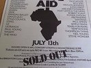 LIVE AID 1985 SOLD OUT ADVERT QUEEN U2 THE WHO STATUS QUO STING ETC JULY 13TH.