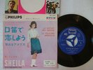 SHEILA LE SIFFLET DES COPAINS / 7INCH 45RPM JOHNNY HALLYDAY PS