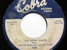 HAROLD BURRAGE-ONE MORE DANCE /YOU EAT TOO MUCH ON COBRA R&B BLIUES 45-HEAR