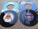 vintage original vinyl records,7 inch singles;gene vincent,rip it up,demo record