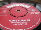 BEATLES  PLEASE PLEASE ME / ASK ME  1963 RED LABELLED ORIG U.K. 45. V/G + Con