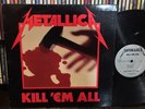 Metallica Kill Em All MEGAFORCE ORIG thrash heavy metal