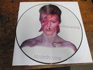 DAVID BOWIE Alladin Sane LP BLACK ROSE picture disc VG++ 70s rock