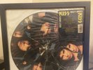 KISS Crazy Nights Picture Disc Vinyl LP 1987 Framed