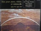 Schubert - Trios op.99 / 100 - Pennetier - Pasquier - Pidoux - Harmonia mundi  -