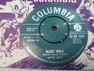 BETSY BRYE SLEEP WALK / DADDY DADDY 1959 COLUMBIA 45-DB 4350 RARE VERY NICE