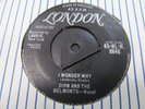 DION AND THE BELMONTS I WONDER WHY 1958 LONDON TRI 45-HL-H 8646 RARE VERY NICE