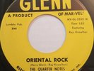 Original Quarter Notes, Oriental Rock / The Shock 45, surf instrumental, 2 sider