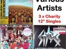 3x12” Various We Are The World Do they Know Its Christmas Hear 'n Aid Stars