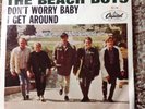 THE BEACH BOYS ORIGINAL 45 & PICTURE SLEEVE I GET AROUND b/w DON'T WORRY BABY