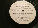 rare disque hors commerce Pathé,  Barbara chante j'ai troqué de son premier 45 t