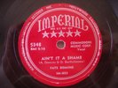 FATS DOMINO AIN'T THAT A SHAME/LA-LA 1955 IMPERIAL 5348 78RPM SINGLE RARE
