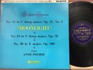 33CX 1675 BEETHOVEN Sonatas #14,24,30 Moonlights ANNIE FISCHER NM