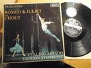 PROKOFIEV ROMEO & JULIET and CHOUT LP ABBADO / LSO RARE Decca SXL 6286 M-  1967