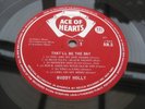 Buddy Holly THAT'LL BE THE DAY 1961 UK LP Ace Of Hearts EXCELLENT + AUDIO