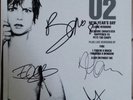 u2 new year's day LP autografato C.O.A - u2 new yea's day 12