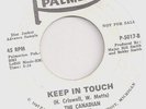THE CANADIAN ROGUES : Keep In Touch (Pamler) 1967 Orig Garage Punk Mod 45 HEAR