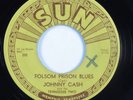 Country Bopper 45 JOHNNY CASH Folsom Prison Blues SUN HEAR