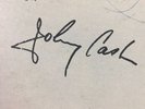 Signed  by Johnny Cash & Oak Ridge Boys autographed “Light” LP Album Record 1972