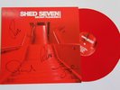SHED SEVEN INSTANT PLEASURES **RARE HAND SIGNED*** RED VINYL LP IN STOCK